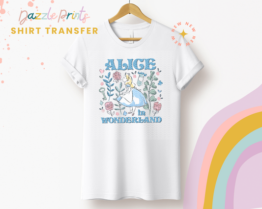 Wonderland DTF Transfer