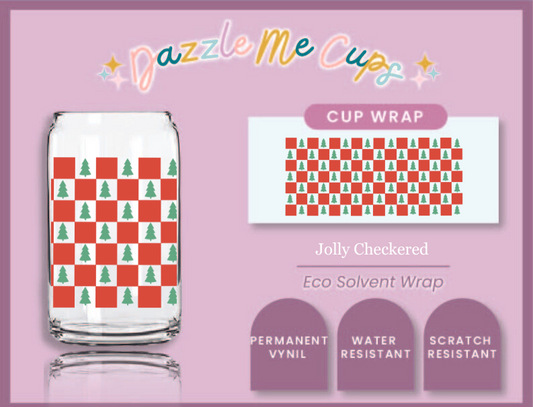 Jolly Checkered Libbey Wrap