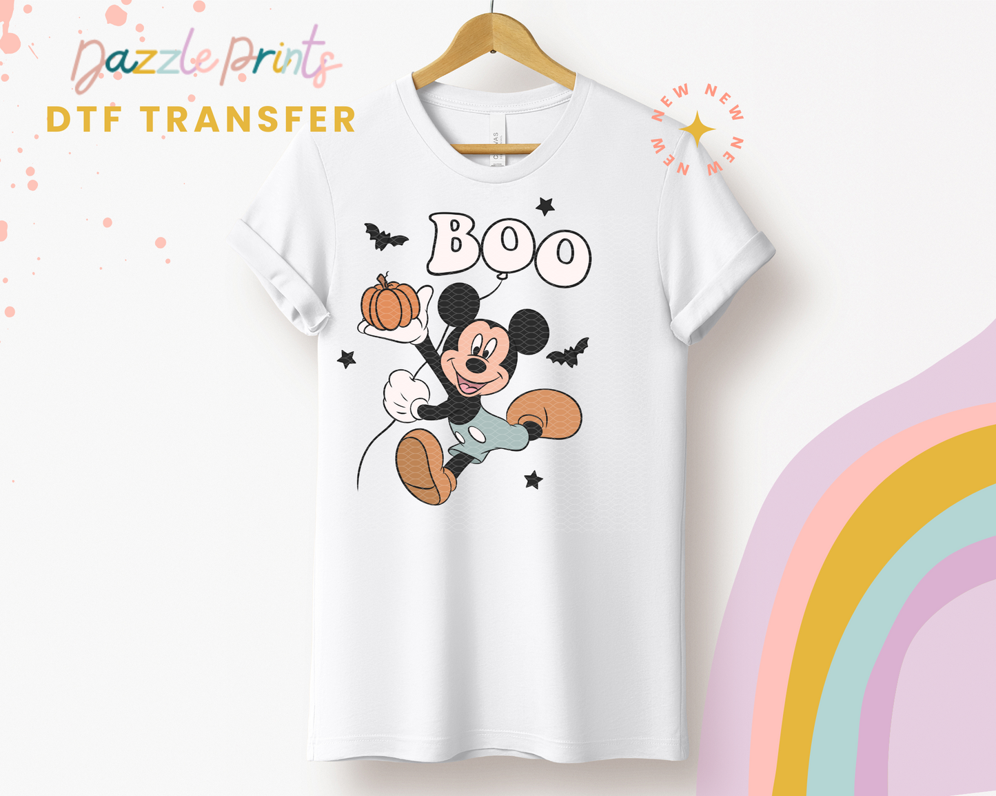 Boo Mouse DTF Transfer