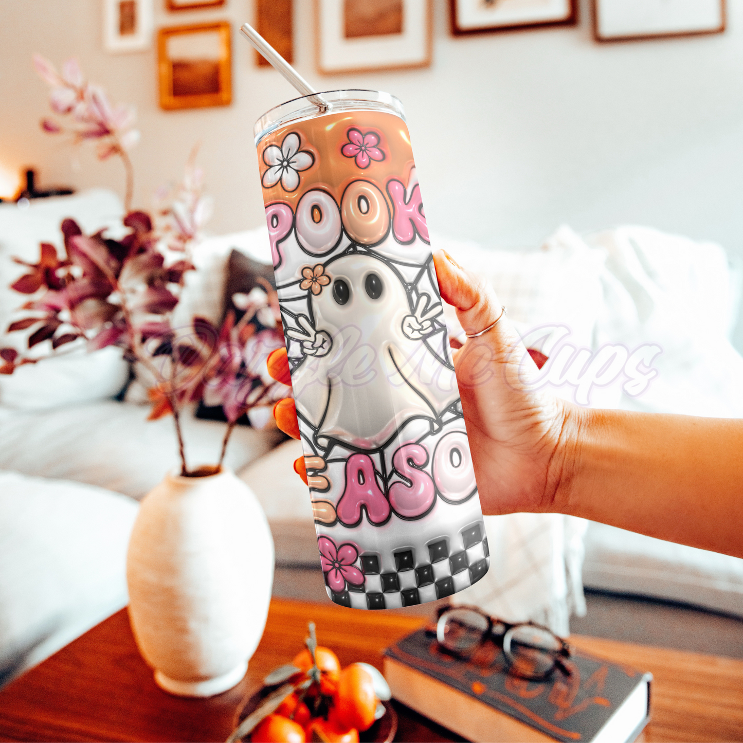 Groovy Ghost Sublimation Cup
