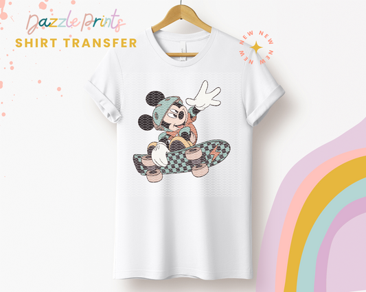 Skater Mouse DTF Transfer