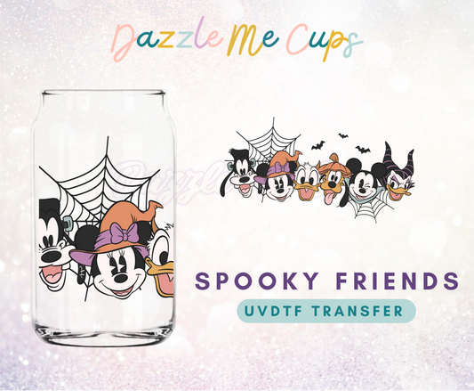 Spooky friends UVDTF Transfer