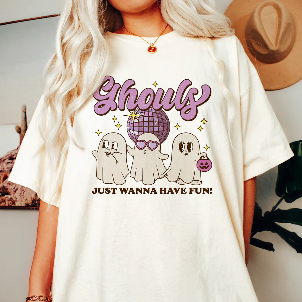 Ghouls Just Wanna Have Fun Adult Unisex Tshirt