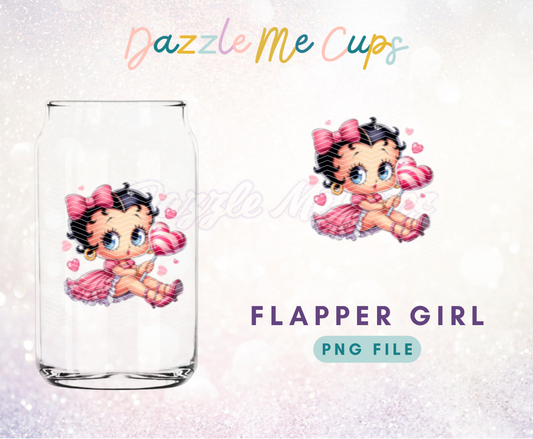 Flapper girl  PNG