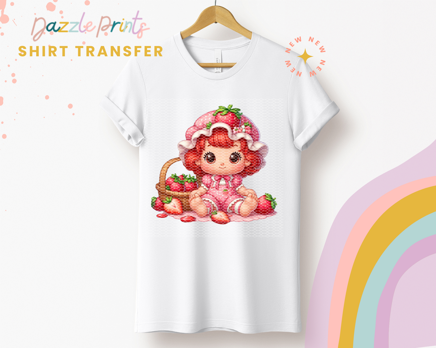 Strawberry girl DTF Transfer