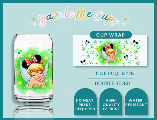 Tink coquette DOUBLE SIDED UVDTF Transfer