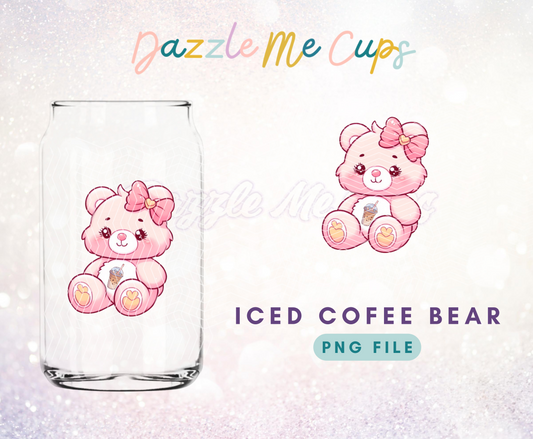 Iced coffee bear PNG