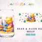 Bear and Alien Duo wrap PNG
