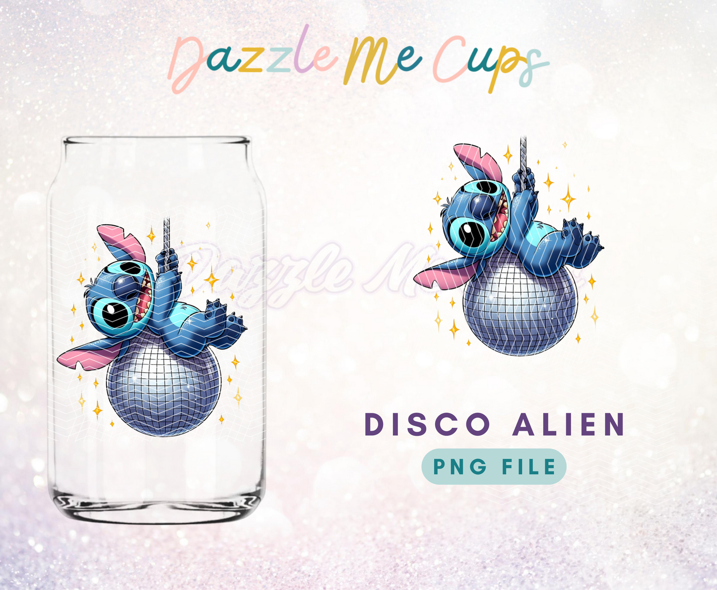 Disco Alien PNG