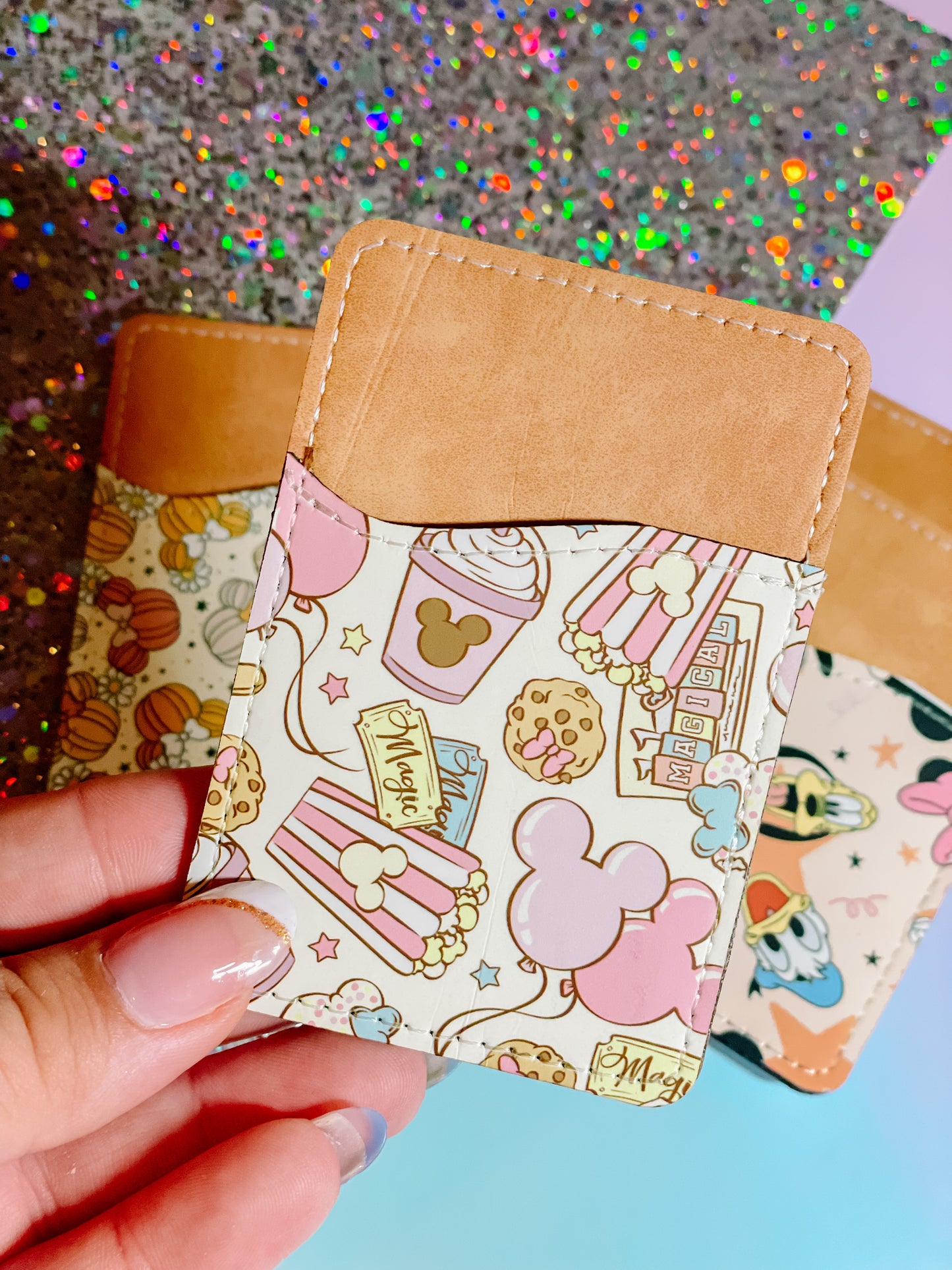 Card holder magical wallets