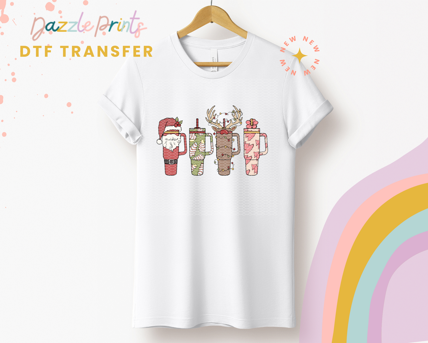Christmas Cups Shirt Transfer