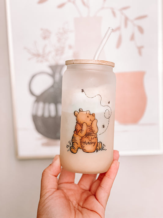 Classic Bear Glass Cup