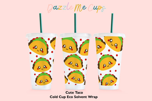 Cute Taco Cold Cup Wrap