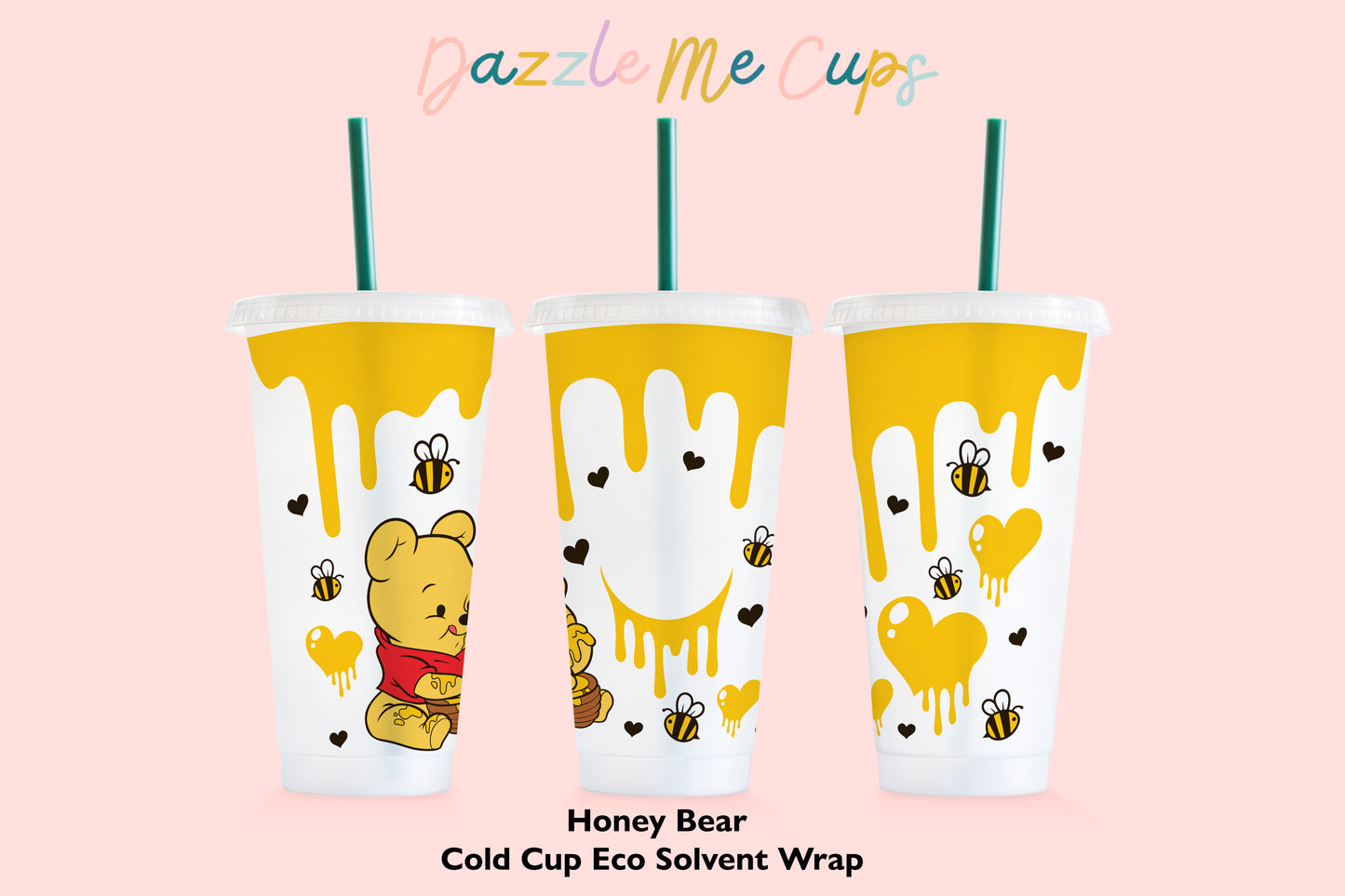 Honey Bear Cold Cup Wrap