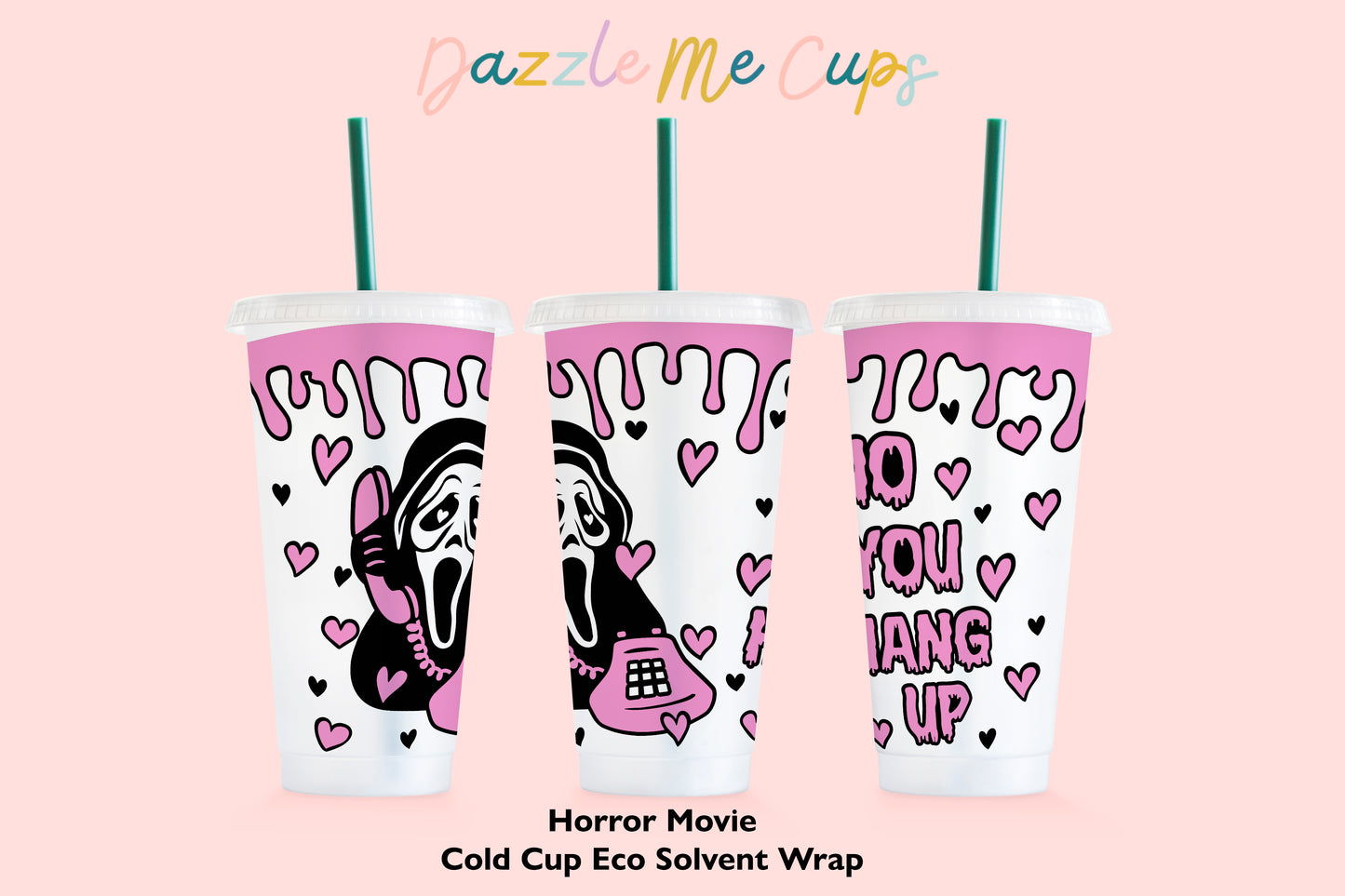 Horror Movie Cold Cup Wrap