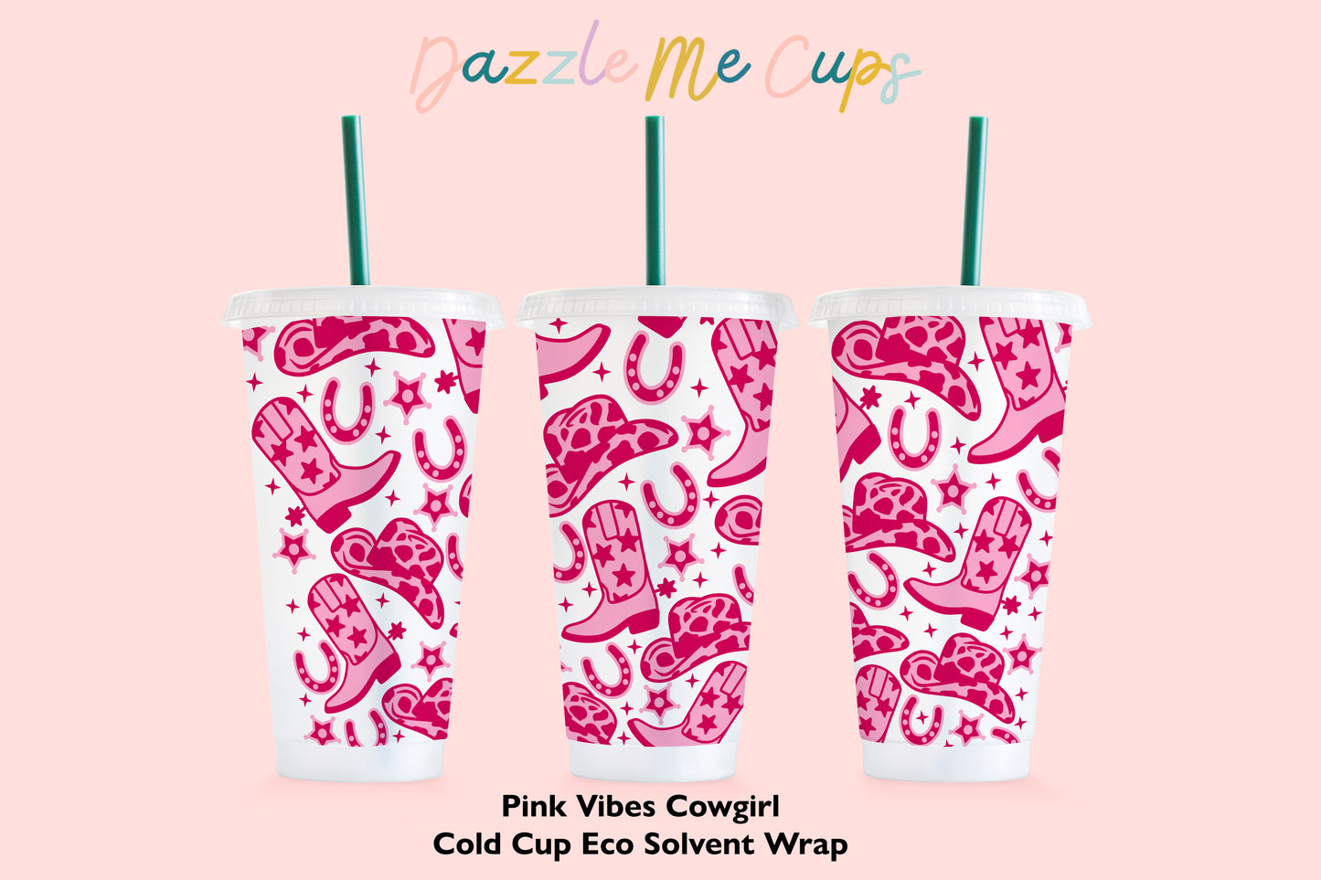 Pink Vibes Cowgirl Cold Cup Wrap