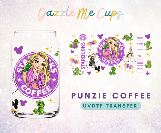 Punzie Coffee UVDTF Transfer