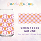 Checkered Mouse Libbey Wrap
